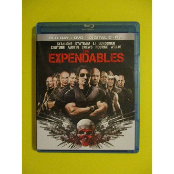 The Expendables Blu-ray DVD 3-Disc Set Sylvester Stallone Jet Li - Picture 1 of 4